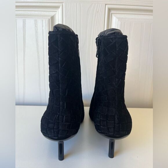 NEW Rag & Bone Black leather ankle boot Rio Mid boot  suede size 7.5 womens - Picture 6 of 11